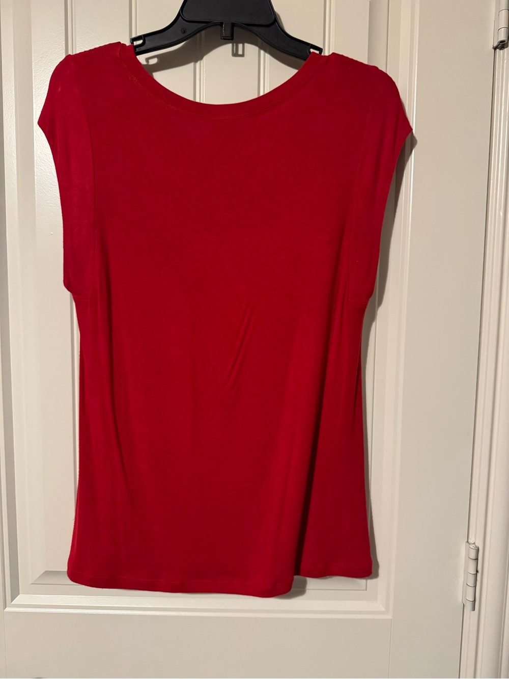 CAbi Bright Red Cap-Sleeve Scoop Neck Tank - Picture 3 of 3